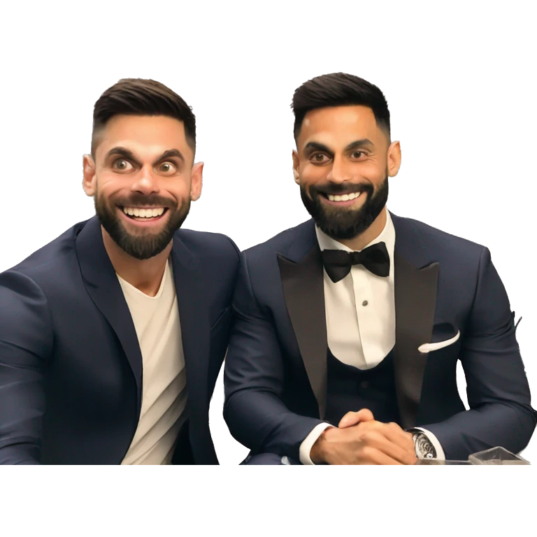 Virat kohli meet Messi and Cristiano Ronaldo best picture emoji