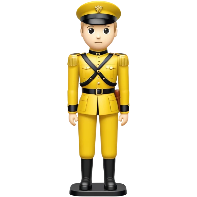 yellow plastic toy soldier emoji