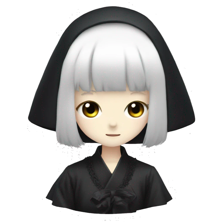 goth japanese anime idol emoji