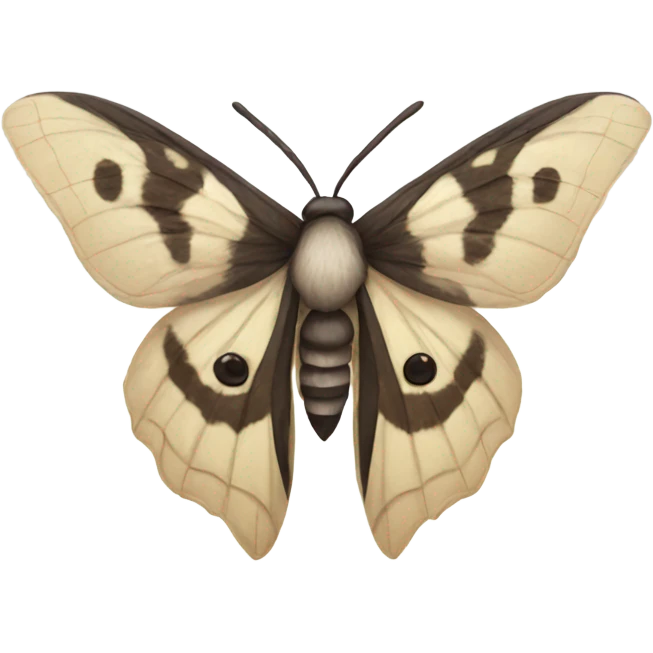 Pretty moth emoji