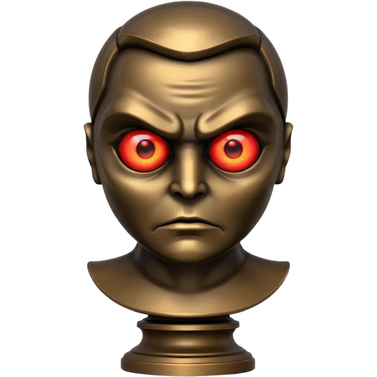Evil Oscar statute   emoji