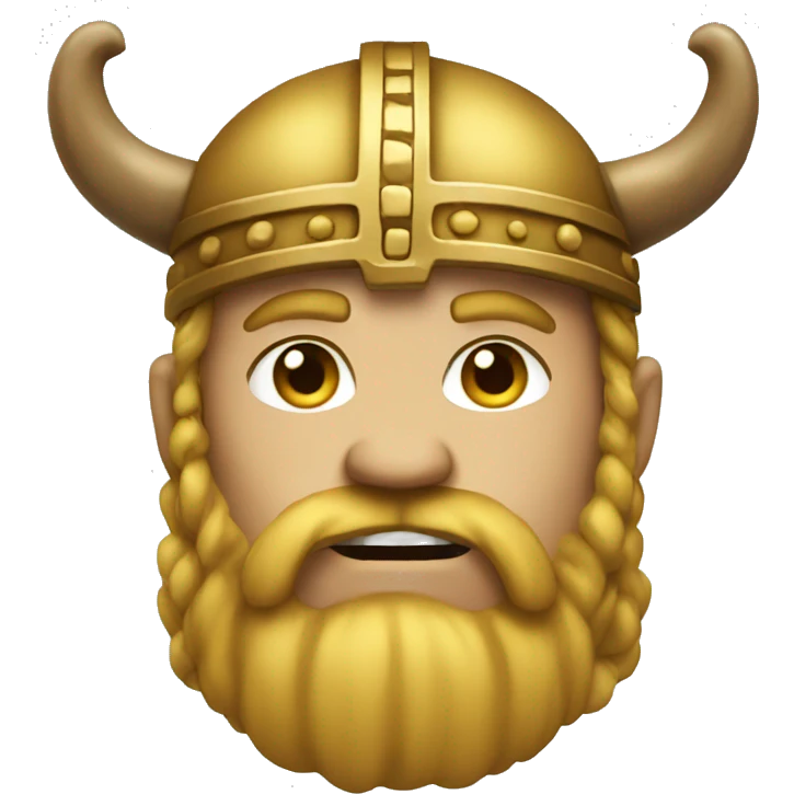 Gold Viking  emoji