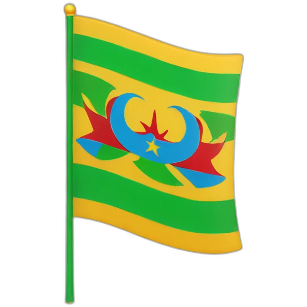 Drapeau amazigh emoji
