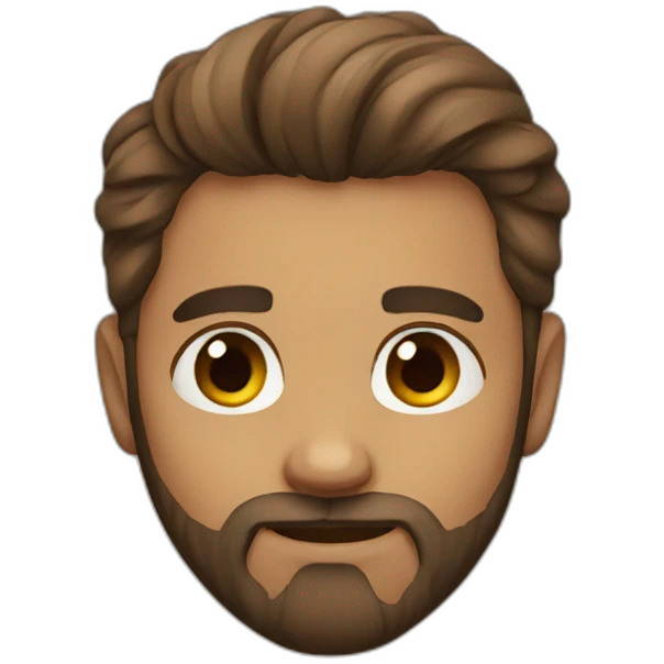 young father with beard emoji