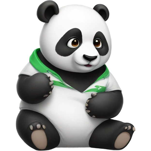 Panda with a TWICE shirt emoji
