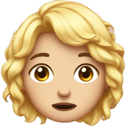 Crying but pretty emoji