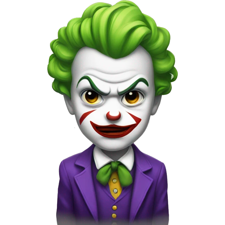 serious joker baby emoji
