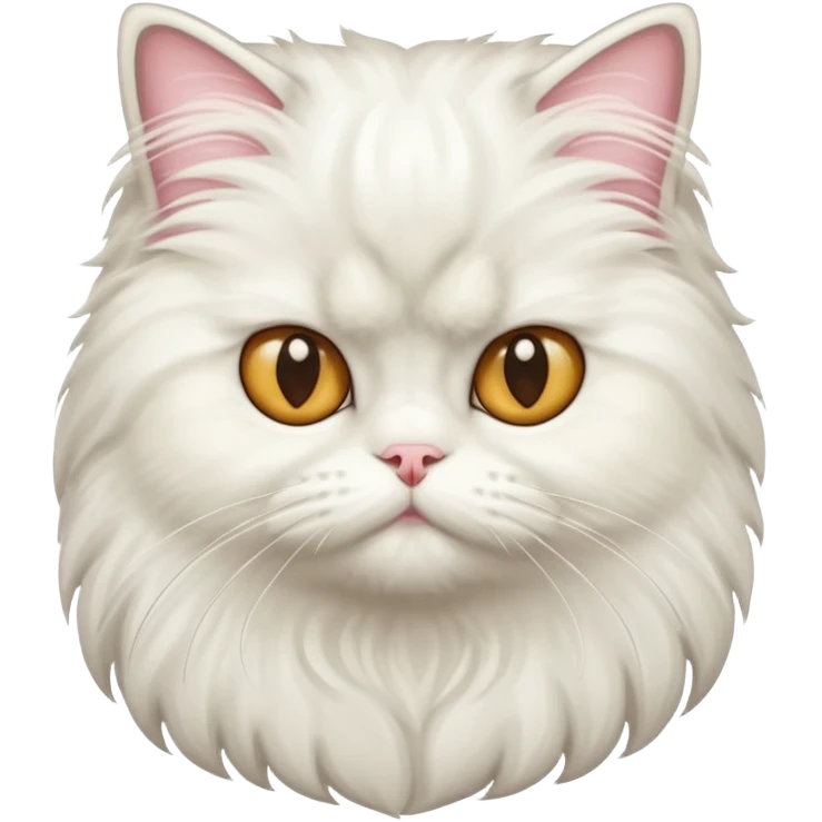 A Persian cat emoji