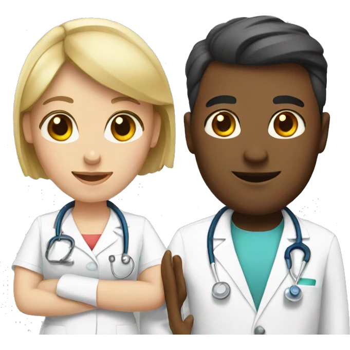 Nurse and doctor emoji
