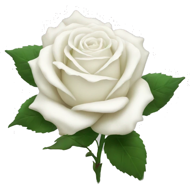 White roses emoji