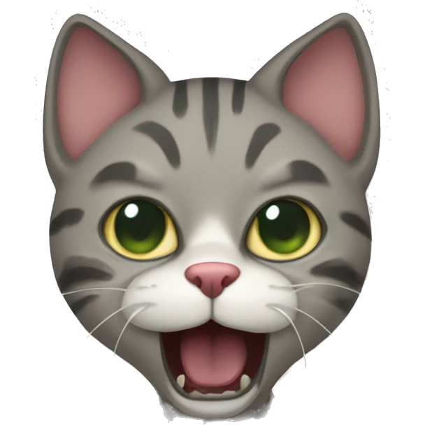 feared cat emoji