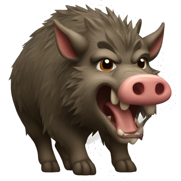 Angry Boar emoji