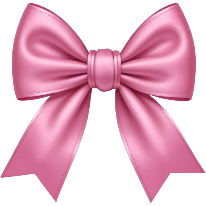 Розовый бантик  emoji