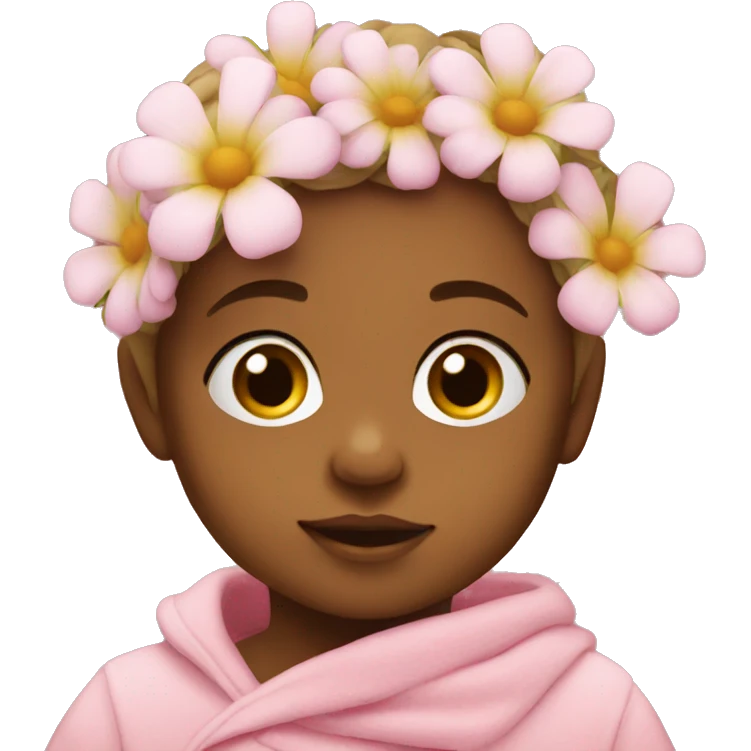Baby flowers  emoji