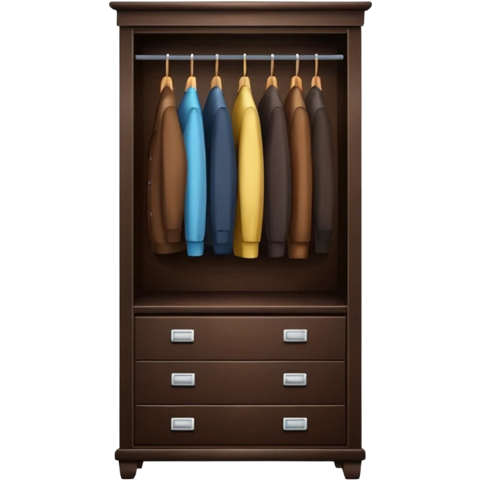 wardrobe modern closed emoji