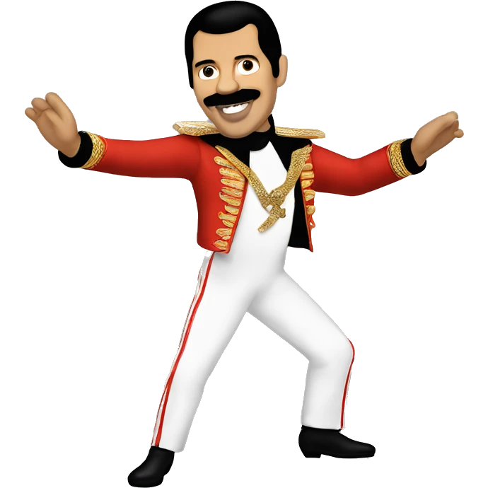 Freddie Mercury dancing  emoji