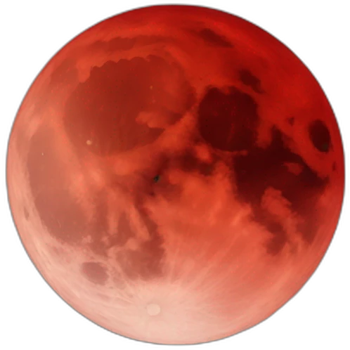 Red moon emoji