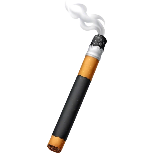 Black cigarette emoji
