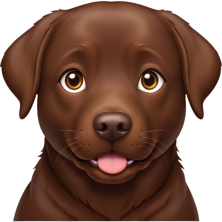 chocolate lab emoji