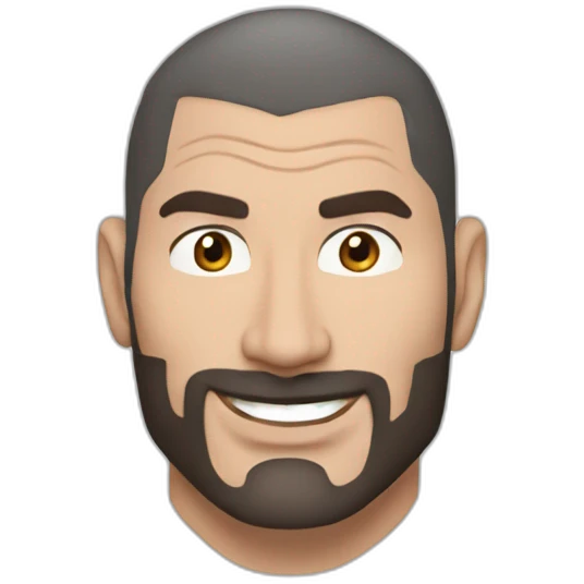 actor dave bautista cartoon wearing henley  emoji
