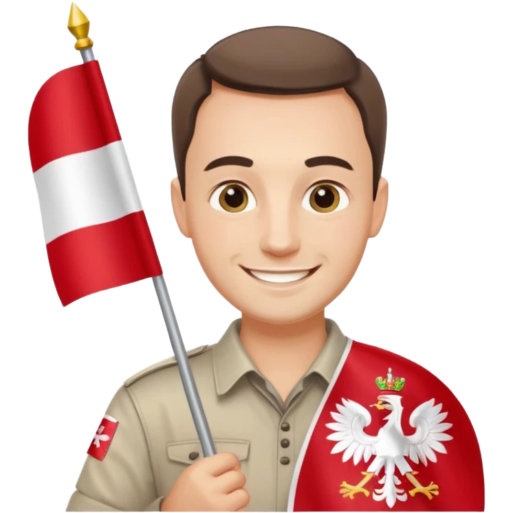 polish man with flag emoji