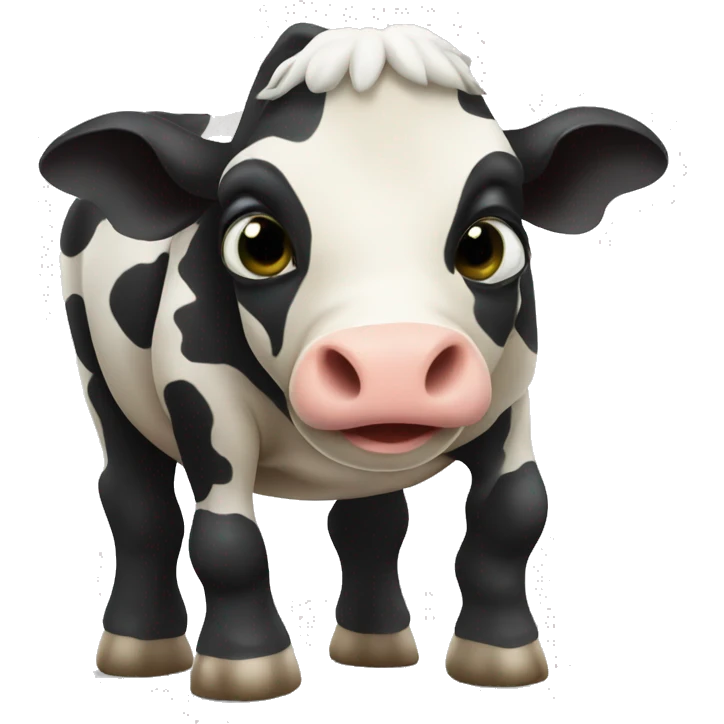 A very big cow love turtle  emoji