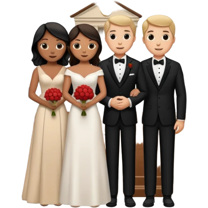 Courthouse wedding place. emoji