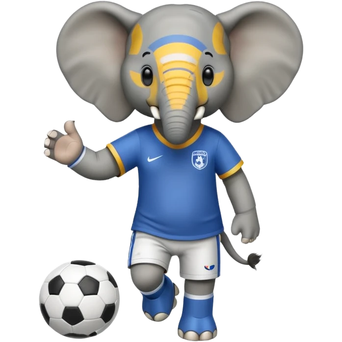 축구하는 코끼리 emoji