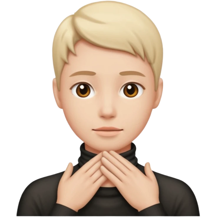 no like one with their hands around their neck emoji