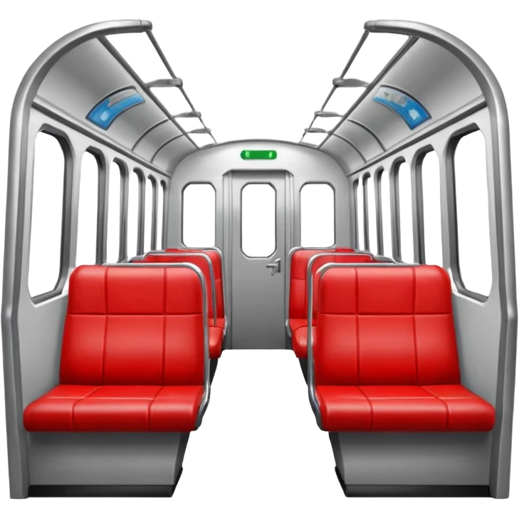 Moscow metro carriage emoji