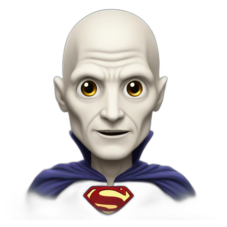voldemort in superman suit emoji