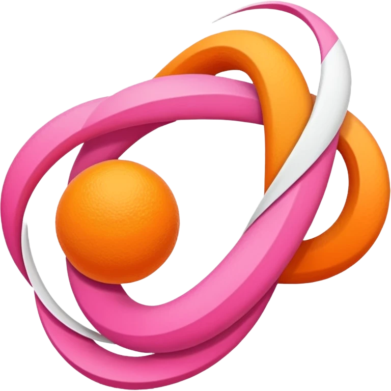 Pinkorangewhite 67 emoji