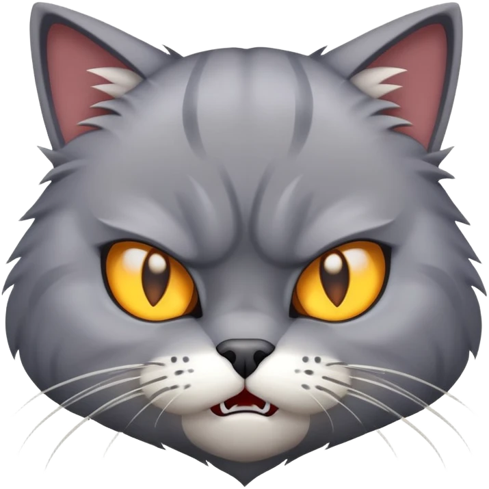 Gato com raiva emoji