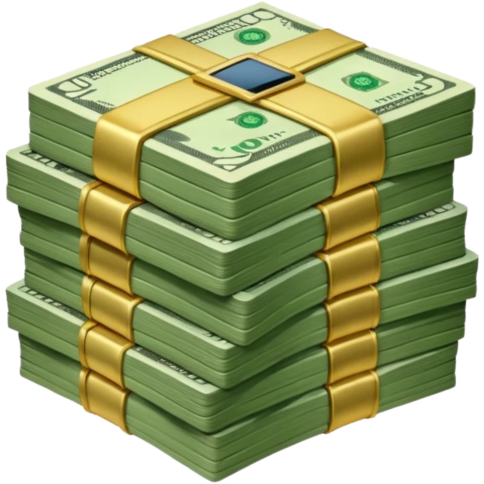 cash pile emoji