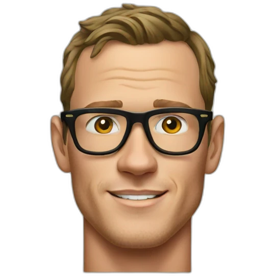 Jonathan Toews wearing glasses as beach bum emoji