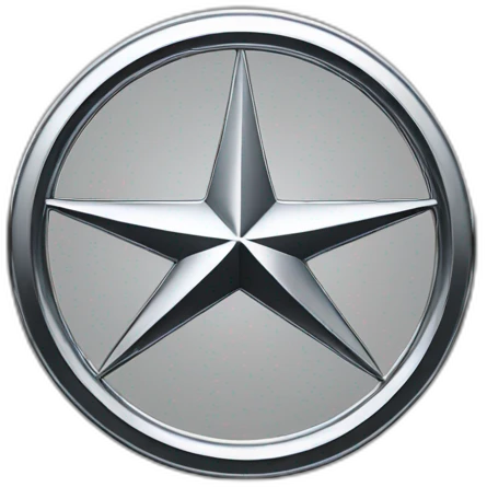 mercedes benz emblem black emoji