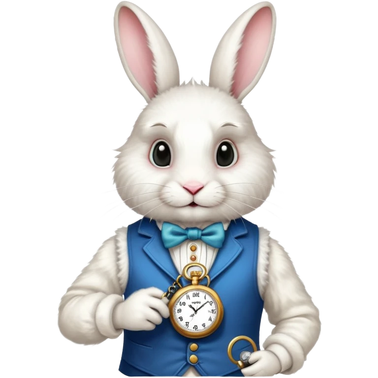 White Rabbit from Alice in Wonderland emoji