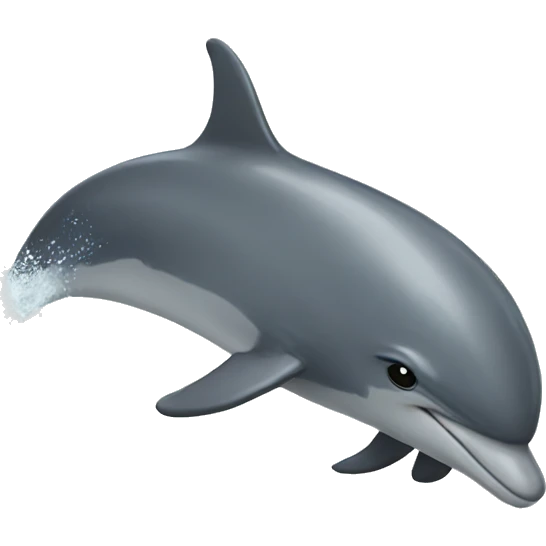 Delfin surft emoji