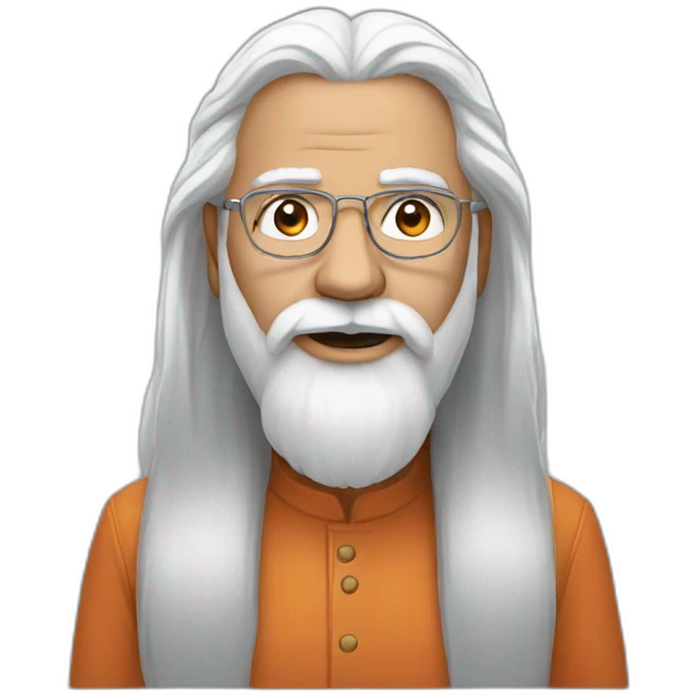 modi with long hair emoji
