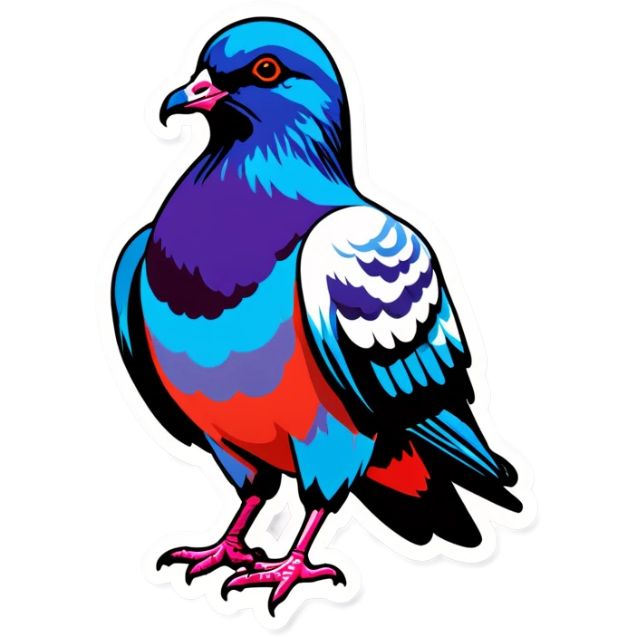 Criminal pigeon  emoji