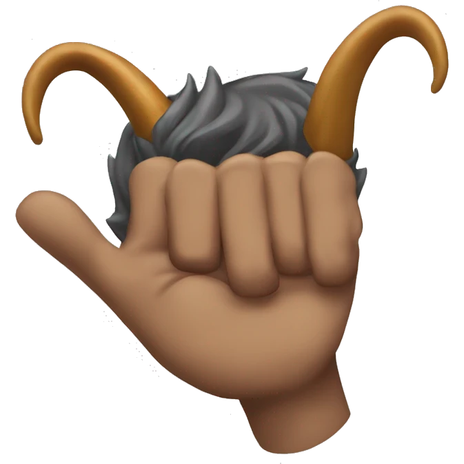 Horns down emoji