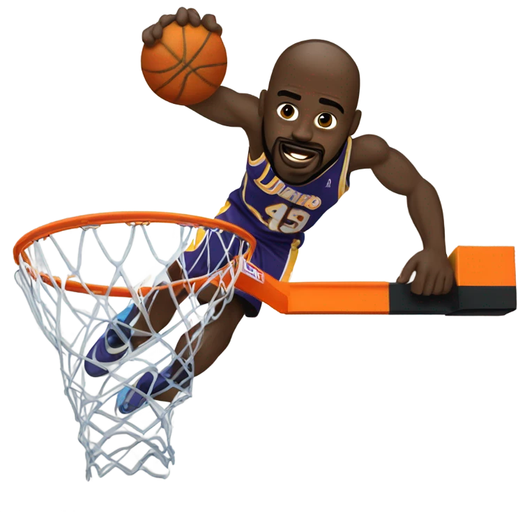 I want Shaq dunking emoji