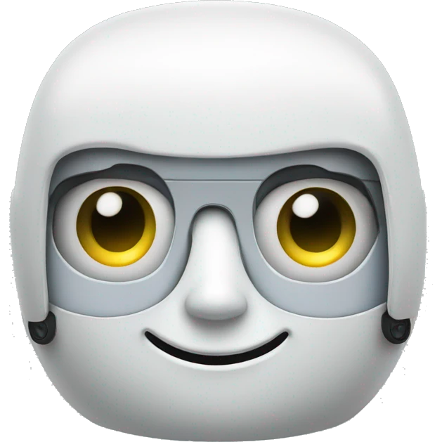 Cute FinTech Robot money for eyes emoji