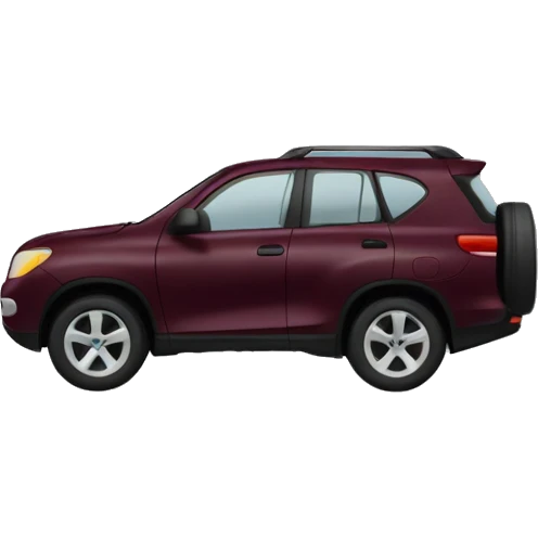 make a simple suv 🚙 icon that is burgundy in color emoji