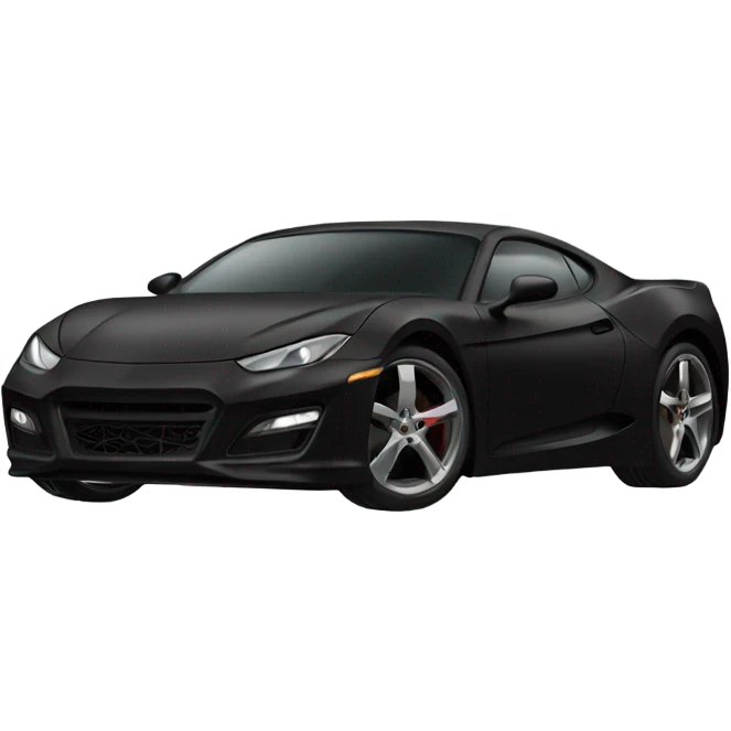 black sports car  emoji