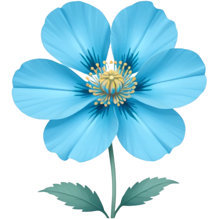 RealisticHimalayan four soft blue turquoise Poppy emoji
