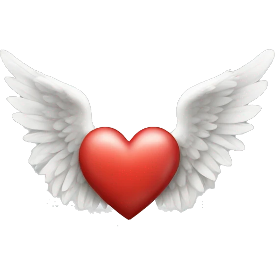 heart with angel wings emoji