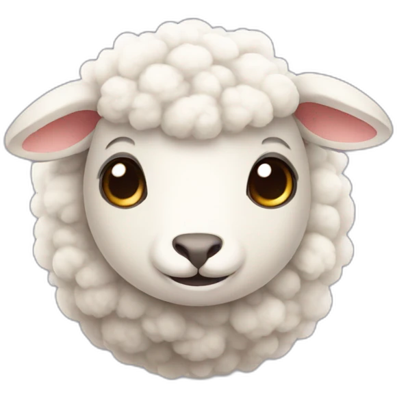 cute sheep emoji