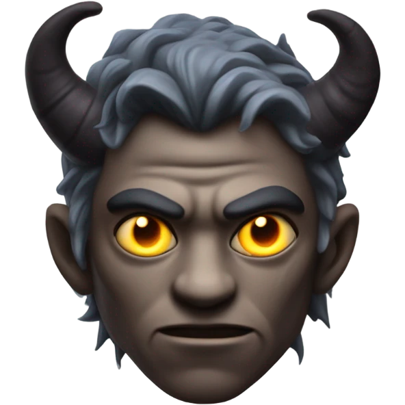 Half demon half human emoji