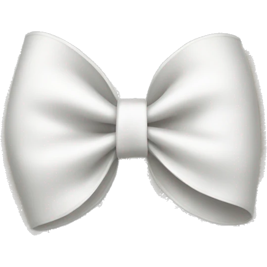 White bow emoji
